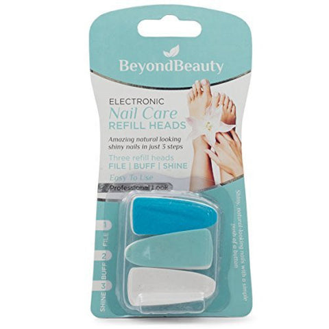 BeyondBeauty Electronic Nail Care System Refills/Heads (Contains ONLY Refills)