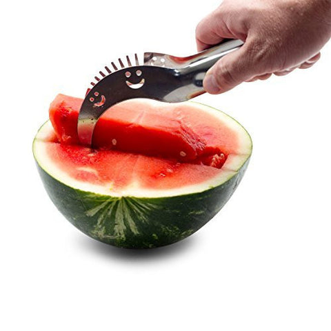 KitchenGear Watermelon Slicer Corer & Server Knife - KID-FRIENDLY And Environmentally Safe - Perfect For Any Melon