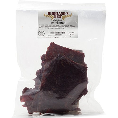Highland's Best Beef Jerky Various Flavors - 16oz Bag (1lb)