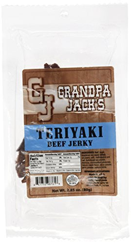 GrandPa Jack's Beef Jerky (Multiple Sizes) - Slow Cooked, Then Smoked & Dried Starting With Free Range, Ohio Cattle Raised On Locally Grown Hay