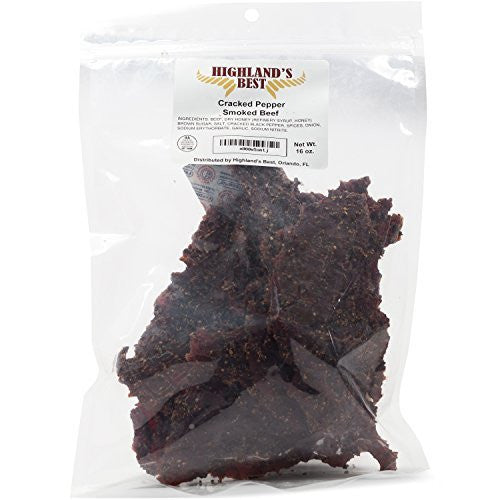 Highland's Best Beef Jerky Various Flavors - 16oz Bag (1lb)