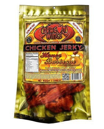 Dragon Wings Chicken Jerky Three Pack (Three 3oz Bags)