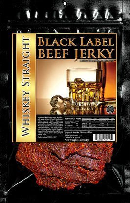 Black Label - Liquor Infused Beef Jerky 3-pack - 3 Packs of 3oz Bags