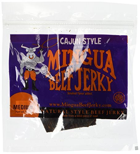 Mingua Hot Beef Jerky 4 Pack (4-3.5oz Packages * 14oz total)