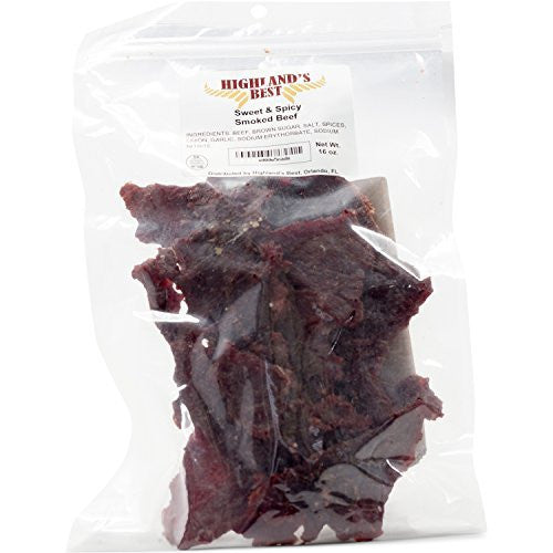 Highland's Best Beef Jerky Various Flavors - 16oz Bag (1lb)