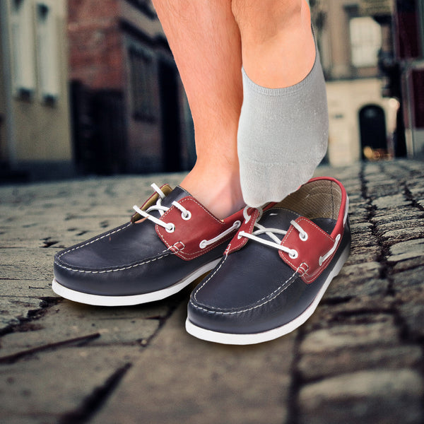 Low Cut No Show Bamboo Socks, Men's w/ HeelHug (6 Pairs)