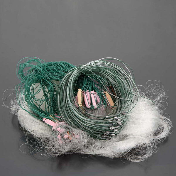 25m 3 Layers Monofilament Gill Fishing Net with Float Fish Trap Rede De Pesca Fishing Network