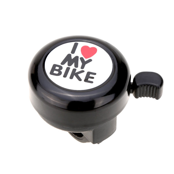 Bicycle Bell I Love My Bike Printed Clear Sound Cute Bike Horn Alarm Warning Bell Ring Bicycle Accessory