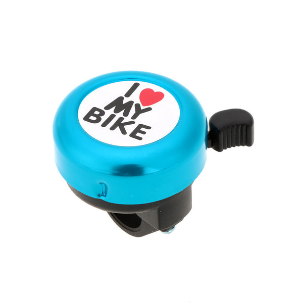 Bicycle Bell I Love My Bike Printed Clear Sound Cute Bike Horn Alarm Warning Bell Ring Bicycle Accessory