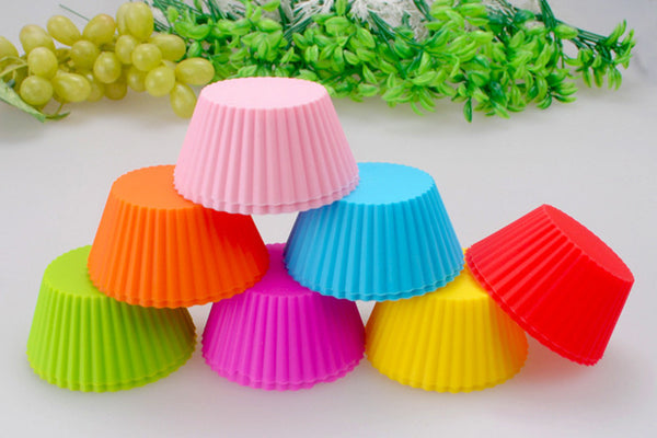FREE OFFER 12pcs Mini Silicone Soft Cake, Chocolate Cake Muffin Liners Baking Cup Mold