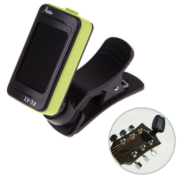 FREE OFFER Mini Clip-on LCD Display Digital Chromatic Electronic Guitar Tuner Bass Violin Ukulele