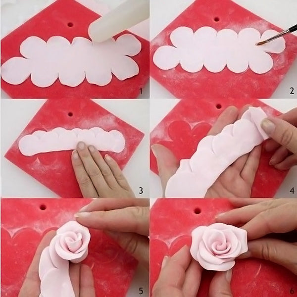 FREE OFFER Silicone 3D Rose Flower Fondant Cake Chocolate Sugarcraft Mould Mold Decor Tool