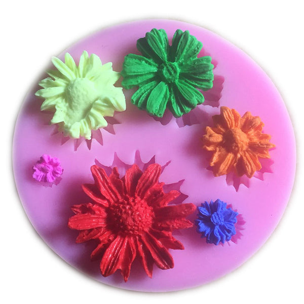 FREE OFFER Flower Fondant Cake Silicone Mold Decorating Tool