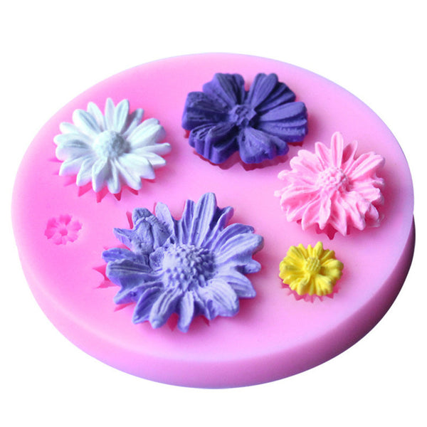 FREE OFFER Flower Fondant Cake Silicone Mold Decorating Tool