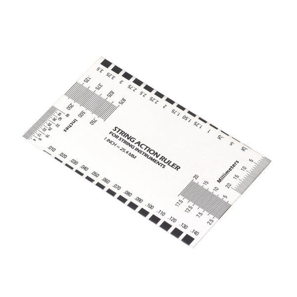 FREE OFFER Acoustic/Electric Guitar String Action Ruler Gauge Luthier Tool Setup in/mm for Guitar & Bass Guitar