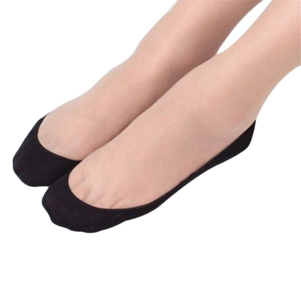 Cotton No Show Socks For Flats (Antiskid)