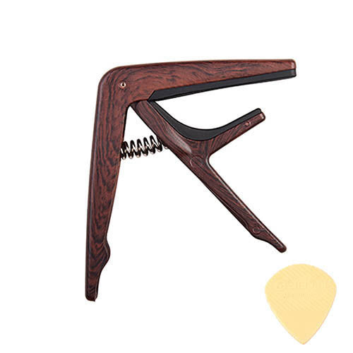 Quick Clamp-on Guitar Capo for Acoustic, Electric, Banjo, Ukulele and Mandolin