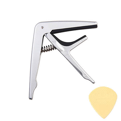 Quick Clamp-on Guitar Capo for Acoustic, Electric, Banjo, Ukulele and Mandolin