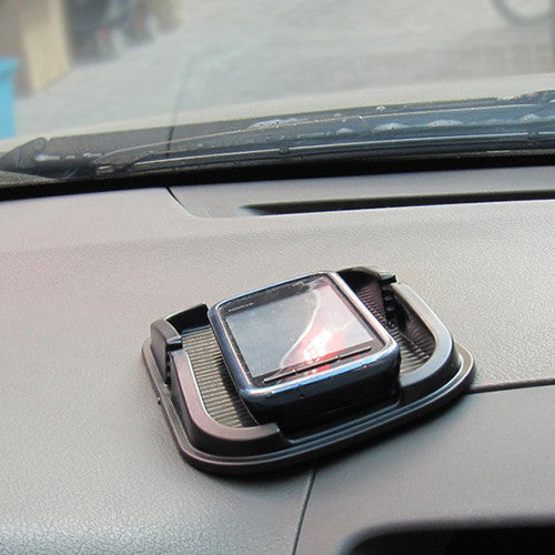 Multi-function Automotive Silicone Mobile Phone Holder (Black)