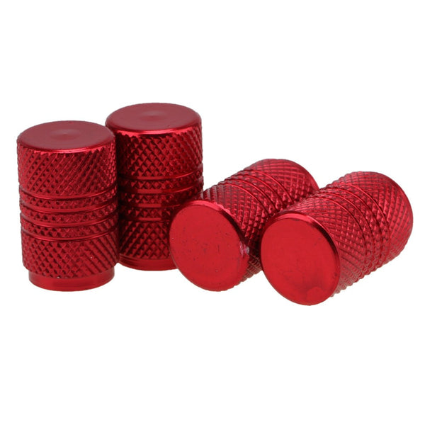 4Pcs Color Aluminum Vehicle Tire Valve Caps (Universal Fit)