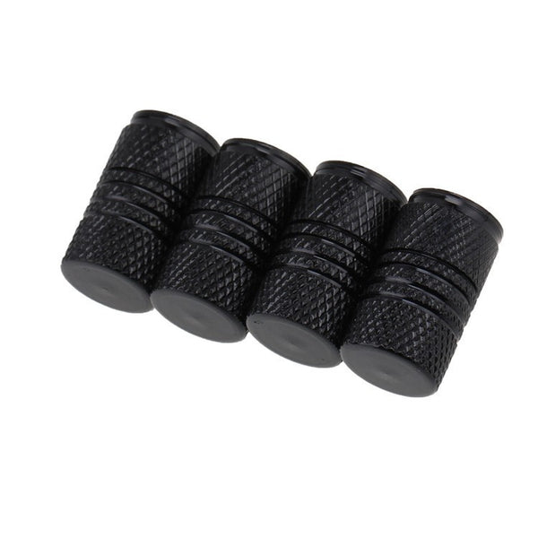 4Pcs Color Aluminum Vehicle Tire Valve Caps (Universal Fit)