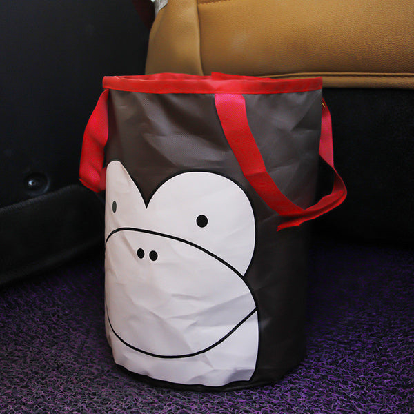 Family Friendly Fold & Hang Vehicle Storage Bin (Choose Your Print)