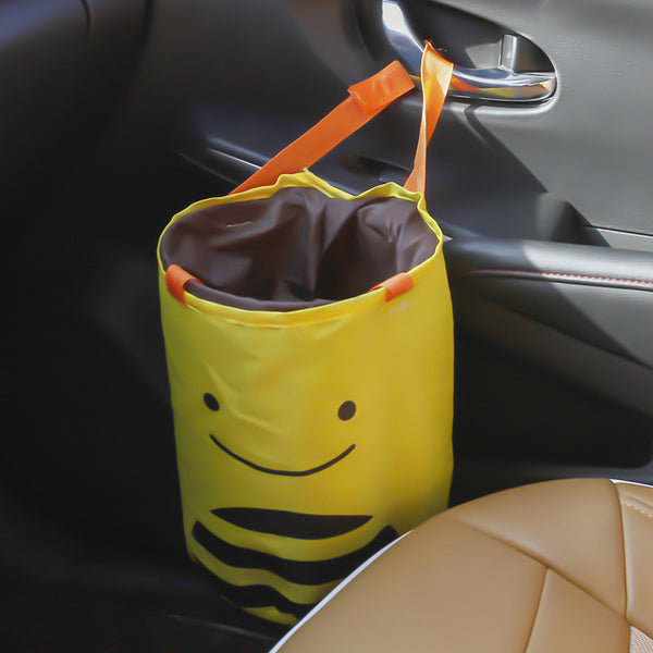 Family Friendly Fold & Hang Vehicle Storage Bin (Choose Your Print)