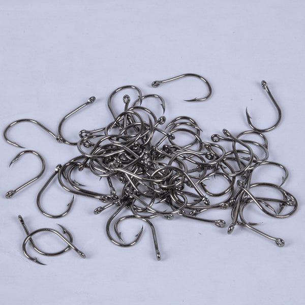600 Carbon Steel Fishing Hooks Size #3 thru #12 FREE + SHIPPING OFFER