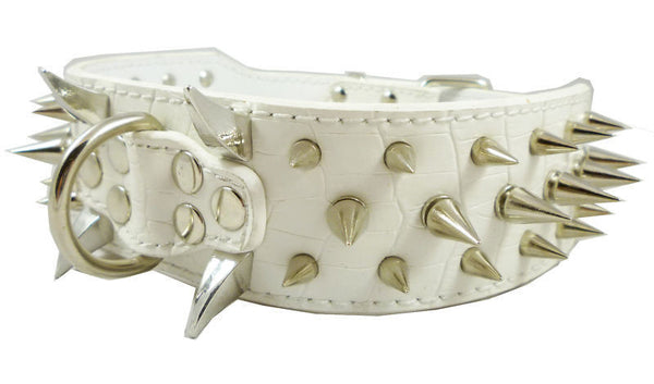 Heavy Duty Spiked & Studded Large Dog Collars