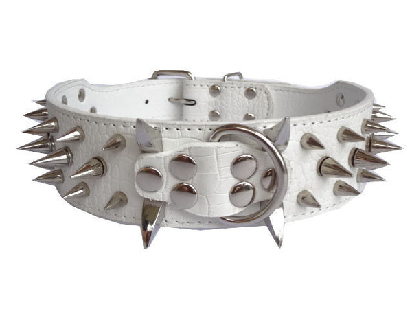 Heavy Duty Spiked & Studded Large Dog Collars