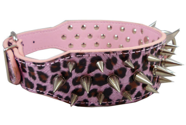 Heavy Duty Spiked & Studded Large Dog Collars