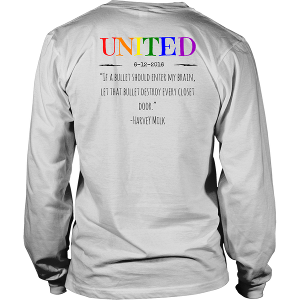 Pulse LGBT Shooting United Memory Shirt - Harvey Milk