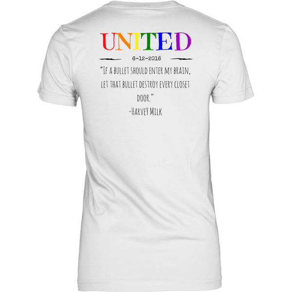 Pulse LGBT Shooting United Memory Shirt - Harvey Milk