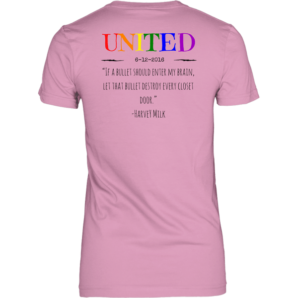 Pulse LGBT Shooting United Memory Shirt - Harvey Milk