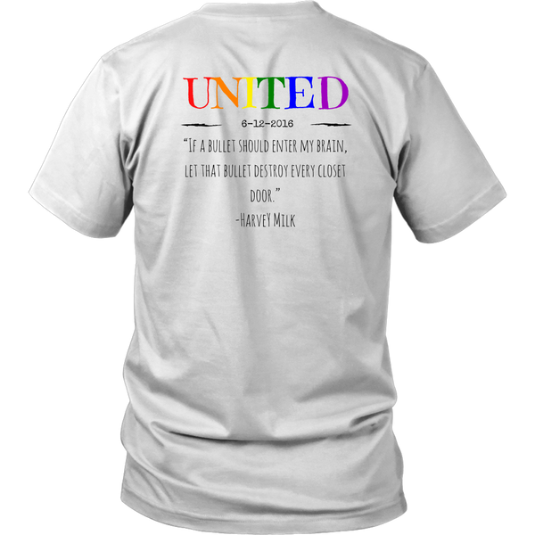 Pulse LGBT Shooting United Memory Shirt - Harvey Milk